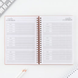 Планинг для записи клиентов А5, 98 листов, на гребне Я создаю красоту - Artfox фото 5