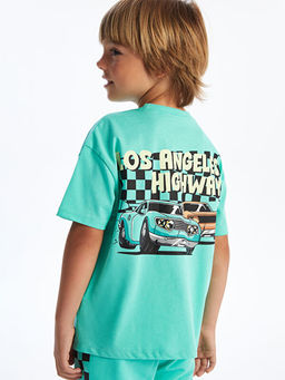 Los Angeles Bask?l? Penye Erkek Bebek Ti??rt