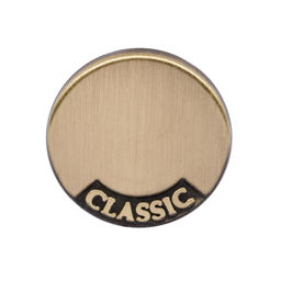 Кнопка Micron JK 001 металл нержавеющий сплав d 20 мм 36 шт. №12 шлифованная бронза