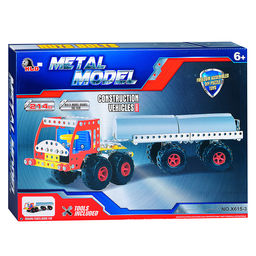 Конструктор металлический "Автоцистерна" (214 дет.) в коробке