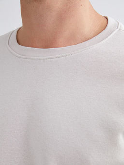 Bisiklet Yaka Erkek Sweatshirt