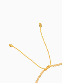 Браслет «Виколия», длина 16 см, бежевый, золотистый