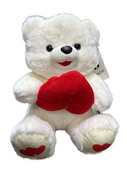 Мишка с красным сердцем "Love", 25см (Белоруссия)