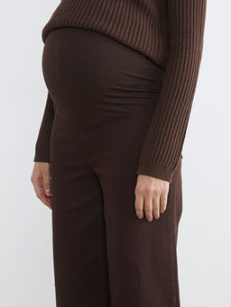 Kar?n Panelli Straight Fit Hamile Jean Pantolon