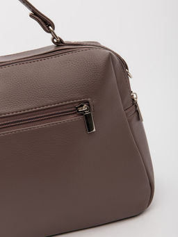 Серо-коричневый саквояж S.Lavia  фото 4