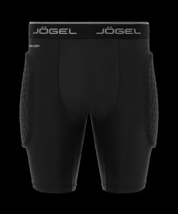 Шорты вратарские с защитой JOGEL ScalePad Goalkeeper Shorts, черный  фото 2