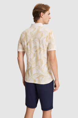 Erkek Krem Regular Fit Polo Yaka Ti__rt - U.s. polo assn фото 4