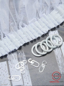 Тюль короткая для кухни