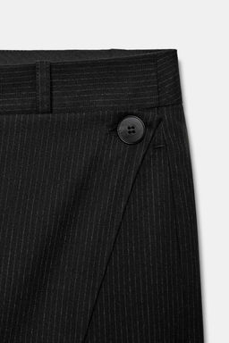 ZW COLLECTION PINSTRIPE PAREO TROUSERS - Zara фото 7
