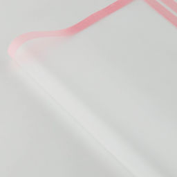 Плёнка для цветов матовая упаковочная «Кайма» розовая 0.5×9 м