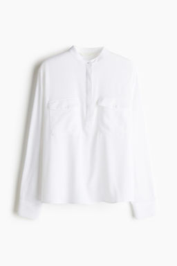 Blusa con cuello mao - H&m фото 4