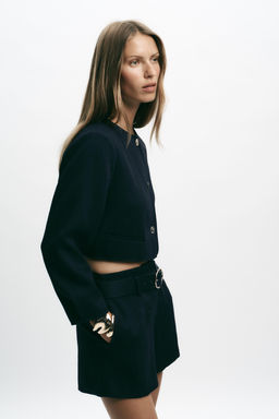 BELTED BERMUDA SHORTS - Zara фото 4
