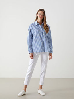 ?izgili Oversize Kad?n G?mlek