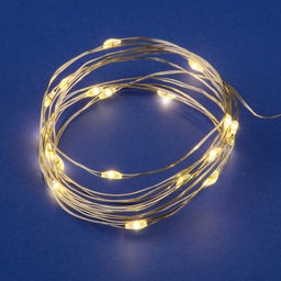 ULD-S0200-020/SСB/2AA WARM WHITE IP20 DEW Гирлянда светодиодная на батарейках 2AA (не в/к), Роса, 2м. 20 светодиодов. Теплый белый свет. Провод медный. TM Uniel