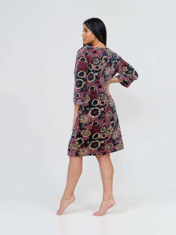 Халат женский, цвет красный