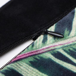 Наволочка декоративная Этель Tropical leaves 45х45см, полиэстер, велюр  фото 4