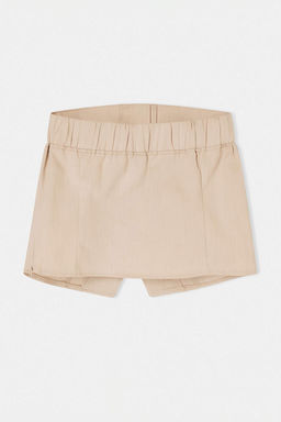 Bej Dugme Detayl? Straplez Dokuma Bluz TWOSS26BZ00450