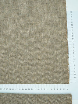 Шерсть пальтово-костюмная Твид Елочка цв.песочный, ш.1.5м, шерсть-60%, п/э-40%, 310гр/м.кв - Купава фото 14