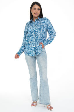 Рубашка Отличная Хит (голубой) - Diolche фото 7