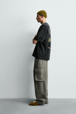 WASHED PRINTED SWEATSHIRT - Zara фото 4