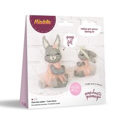 Набор для шитья Miadolla TF-0409 Лапочки-зайки