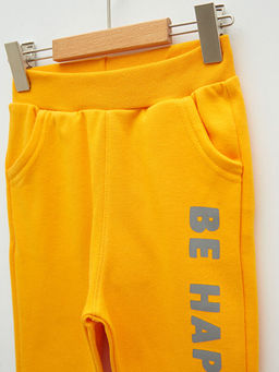 Beli Lastikli Bask?l? Erkek Bebek Jogger E?ofman Alt - Waikiki фото 3