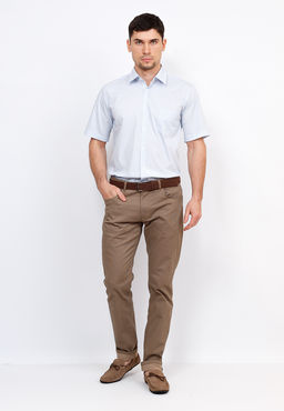 Сорочка мужская короткий рукав GREG Gb211/307/66/LV STRETCH  фото 3