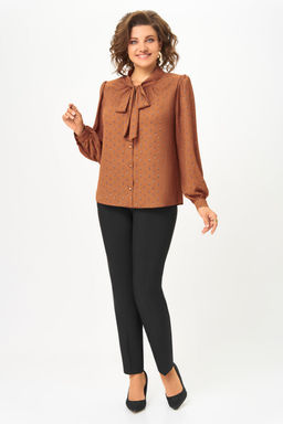 Блуза ДаЛи 7011 коричневый