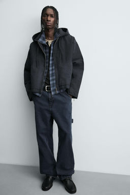 BOXY FIT TEXTURED JACKET - Zara фото 6