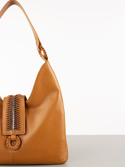 LACCOMA сумка Y2008-рыжый натуральная кожа полиэстер  фото 5