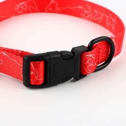 Ошейник One line, застёжка - фастекс, 2 см 25-40 см - Пушистое счастье фото 7