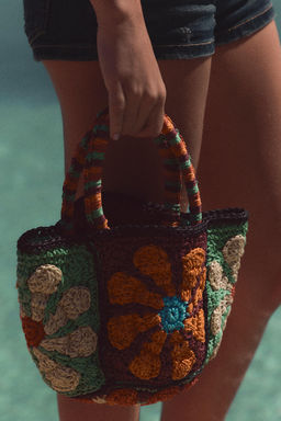 MINI BOLSO COMBINADO FLORES / Multicolor
