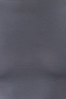 Trendyolmilla Siyah S?rt Dekolteli Crop Pamuklu Esnek Orme Bluz TWOSS23BZ00912 фото 5