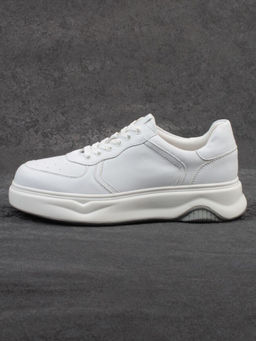 03-3062-2 WHITE Кроссовки женские (натуральная кожа)