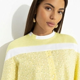 Свитшот комбинированный, Всплеск эмоций (yellow) - Charutti фото 15