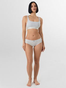 Цена за 2 штуки! Трусы слипы женские серые - Mark formelle фото 6