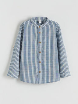 Hakim Yaka ?izgili Erkek ?ocuk G?mlek