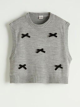 Bisiklet Yaka K?z ?ocuk Elbise ve S?veter