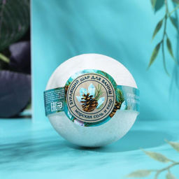 Цена за 2 шт. Бомбочки для ванны Кладовая красоты, с эфирным маслом кедра, 140 г