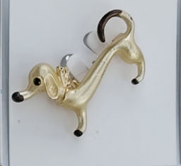 Брошь Такса / 1461-35 /уп 24/