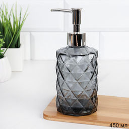 Дозатор для жидкого мыла 450 мл 18 см / GKR-G /уп 48/