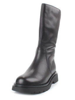 ZA4226M BLACK Сапоги зимние женские (натуральная кожа, натуральный мех, натуральная байка)