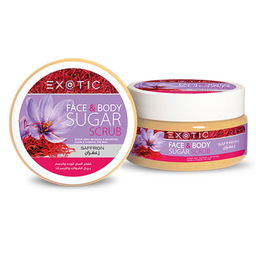 Exotic EX-09 Скраб сахарный для лица и тела (E Saffron) 300 ml