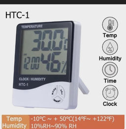 ЖК-цифровой датчик температуры и влажности в помещении, часы, будильник, гигрометр