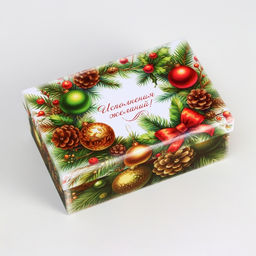 Набор подарочных новогодних коробок 10 в 1 «Ёлочные игрушки», 32.5×20×12.5 - 12×7×4 см