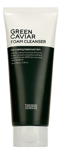 Тонизирующая пенка для умывания с экстрактом морского винограда - Green Caviar Foam Cleanser, 180мл