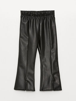 K?z Bebek Deri G?r?n?ml? Tayt