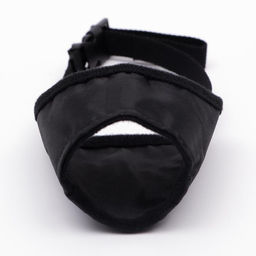 Намордник текстильный, размер 6 (длина по носу 7,3 см, обхват морды 27 см), чёрный - Пижон фото 6