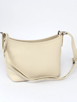 Сумка женская натуральная кожа GU 2066-6749, 1отд, плечевой ремень, молочный SALE 259913