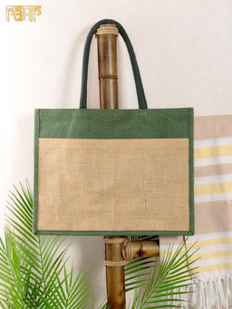 Сумка (джут) ламинированная 45х15х35см №3002/8 (Лето 2025)